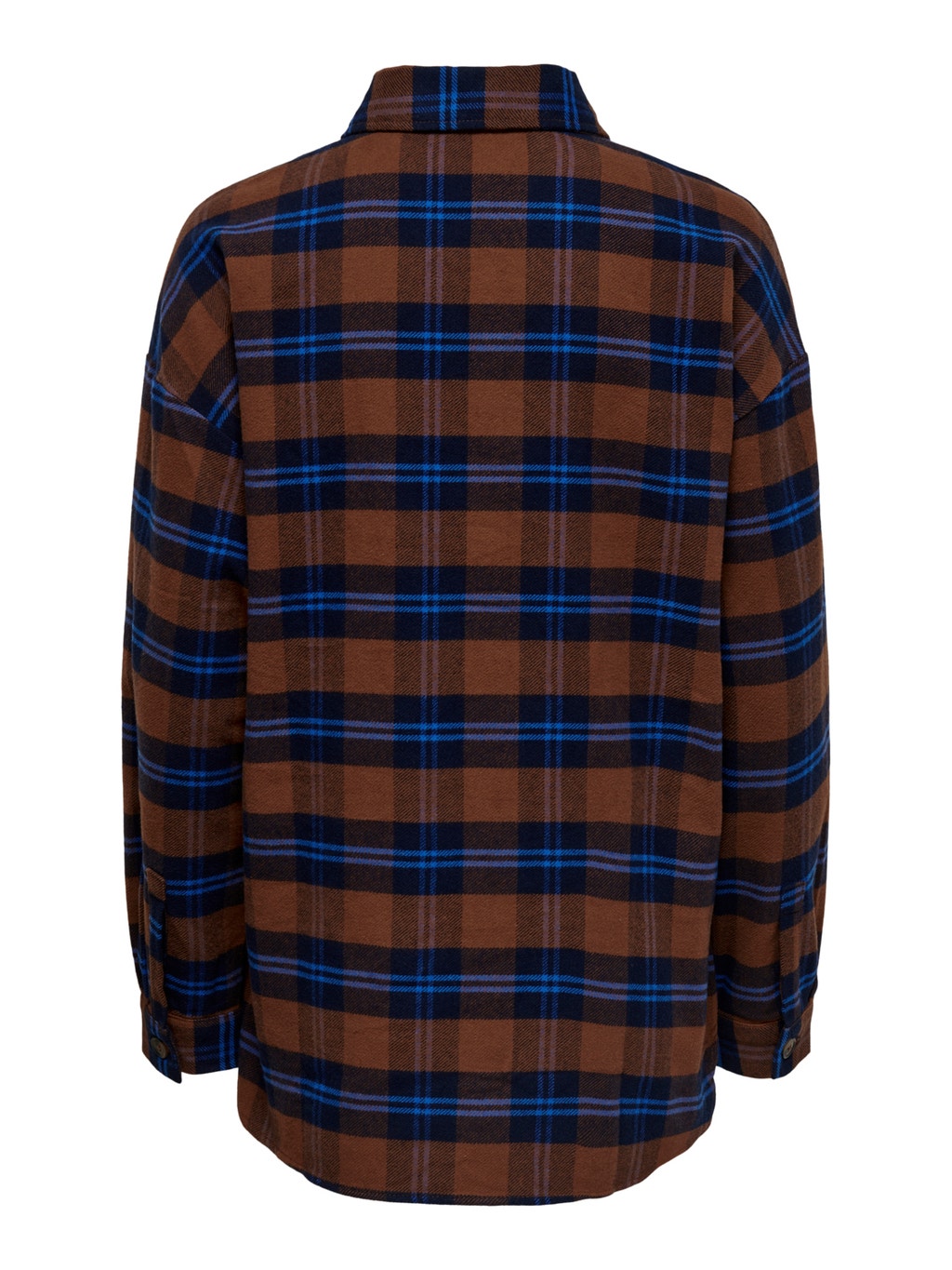 Flannel Shirt | Dark Brown | ONLY®