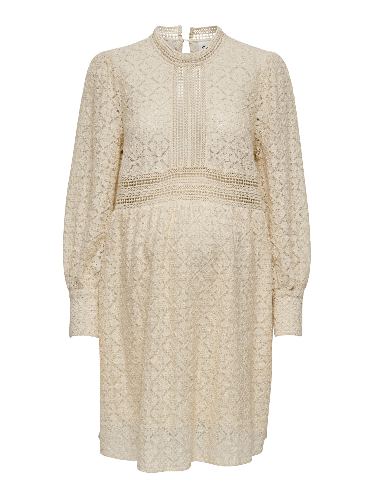 ONLY Regular Fit O-Neck Long dress -Creme Brûlée - 15251948