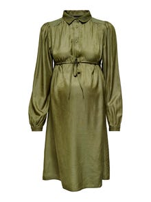 ONLY Mama long sleeved Shirt dress -Kalamata - 15251950