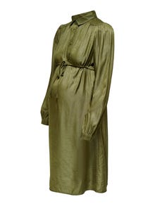 ONLY Mama långärmad Skjortklänning -Kalamata - 15251950