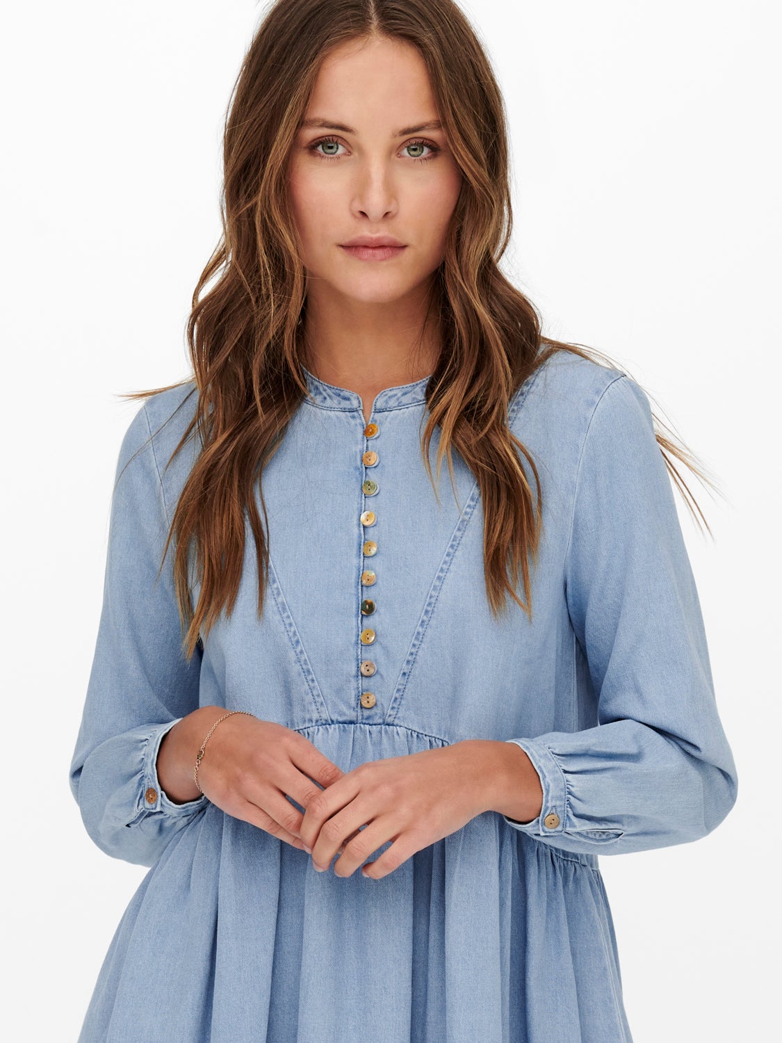 Long sleeved Denim Dress with 30 