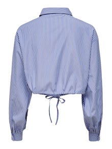ONLY Cropped Shirt -Wedgewood - 15252144
