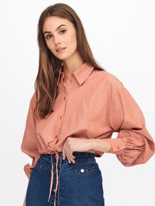 ONLY Regular Fit Shirt collar Volume sleeves Shirt -Spice Route - 15252144