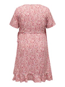 ONLY Curvy mini wrap Dress -Rose Smoke - 15252210