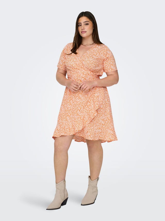 ONLY Regular Fit V-Neck Short dress - 15252210