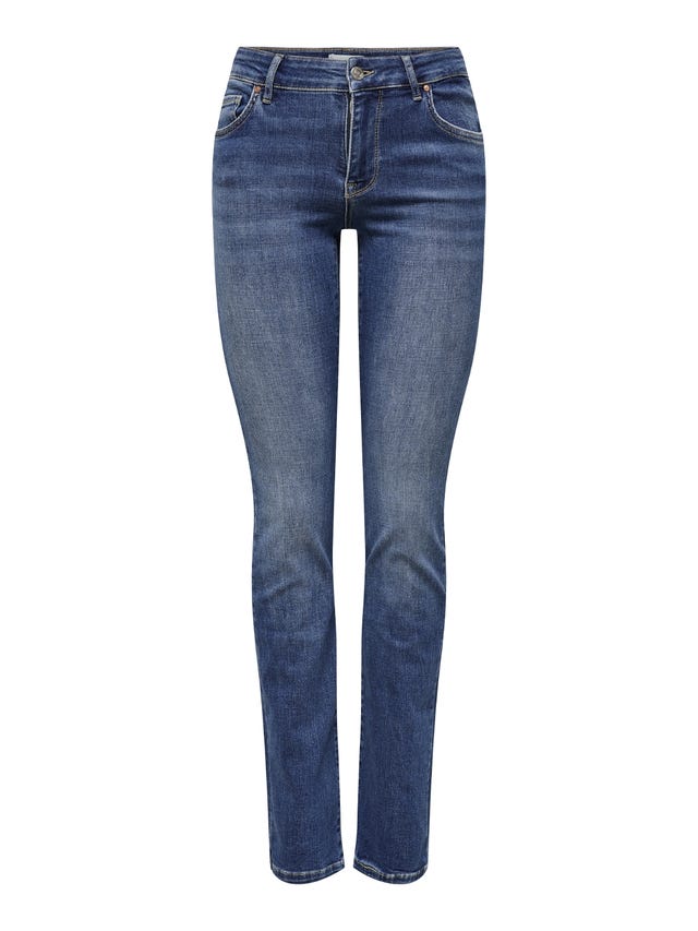 ONLY Straight Fit Mid waist Jeans - 15252212