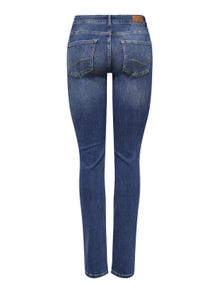 ONLY Straight fit Mid waist Jeans -Medium Blue Denim - 15252212