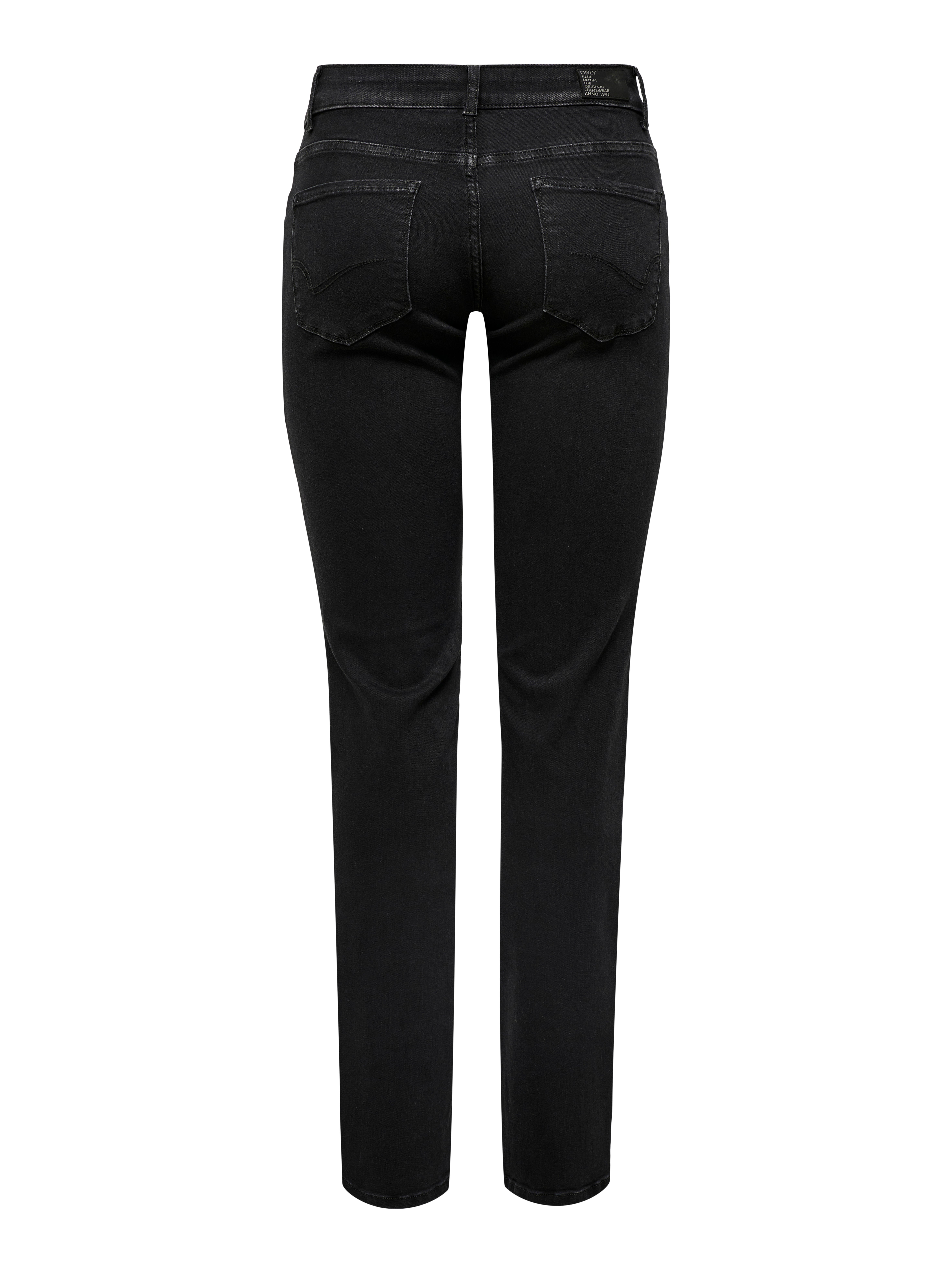 Thumbnail - Onlalicia Mittlere Taille Gerade Geschnitten Jeans