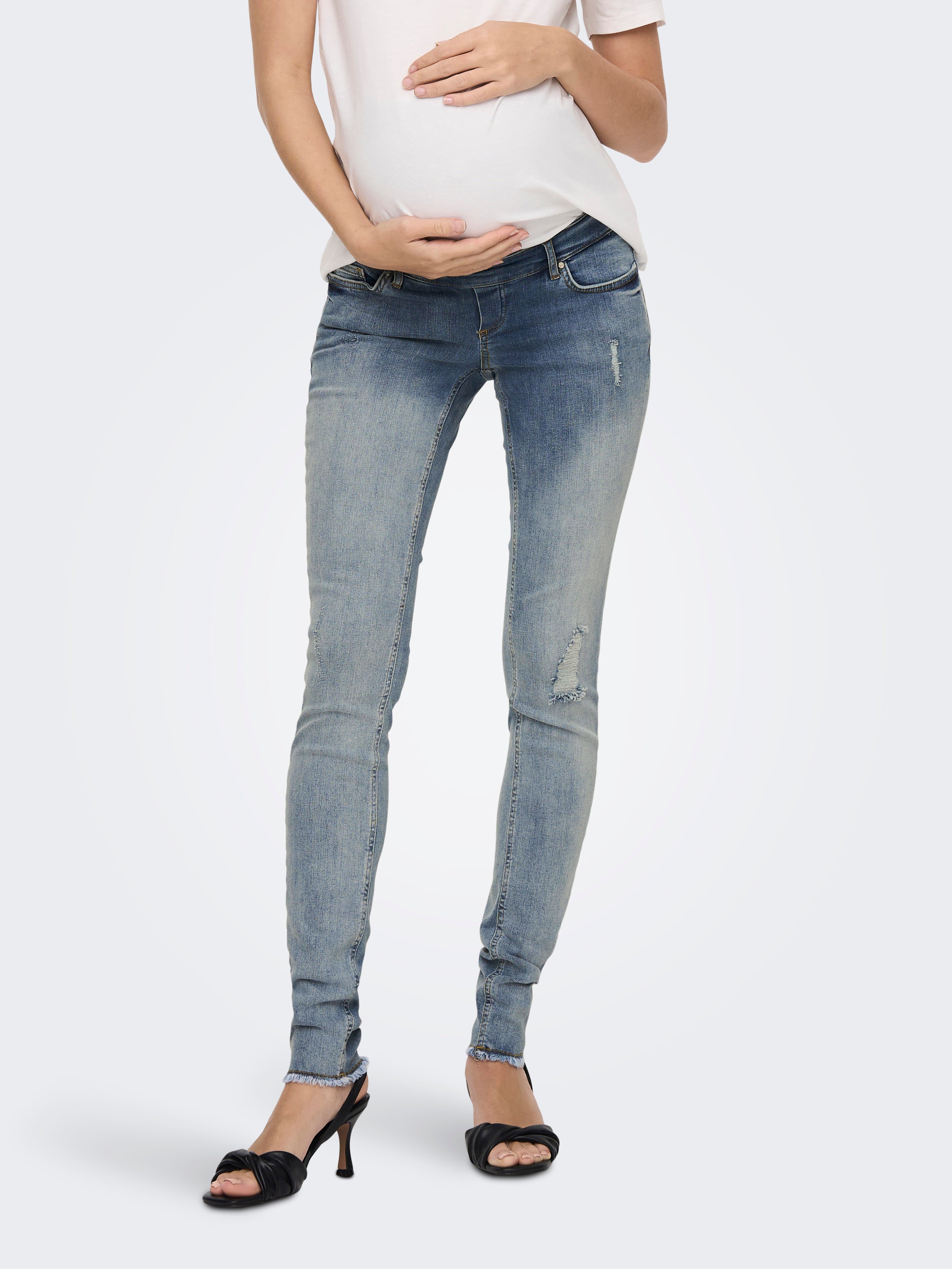 Thumbnail - Olmblush Mittlere Taille Skinny Fit Jeans