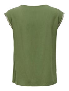 ONLY Tops Regular Fit Col en V -Olivine - 15252241