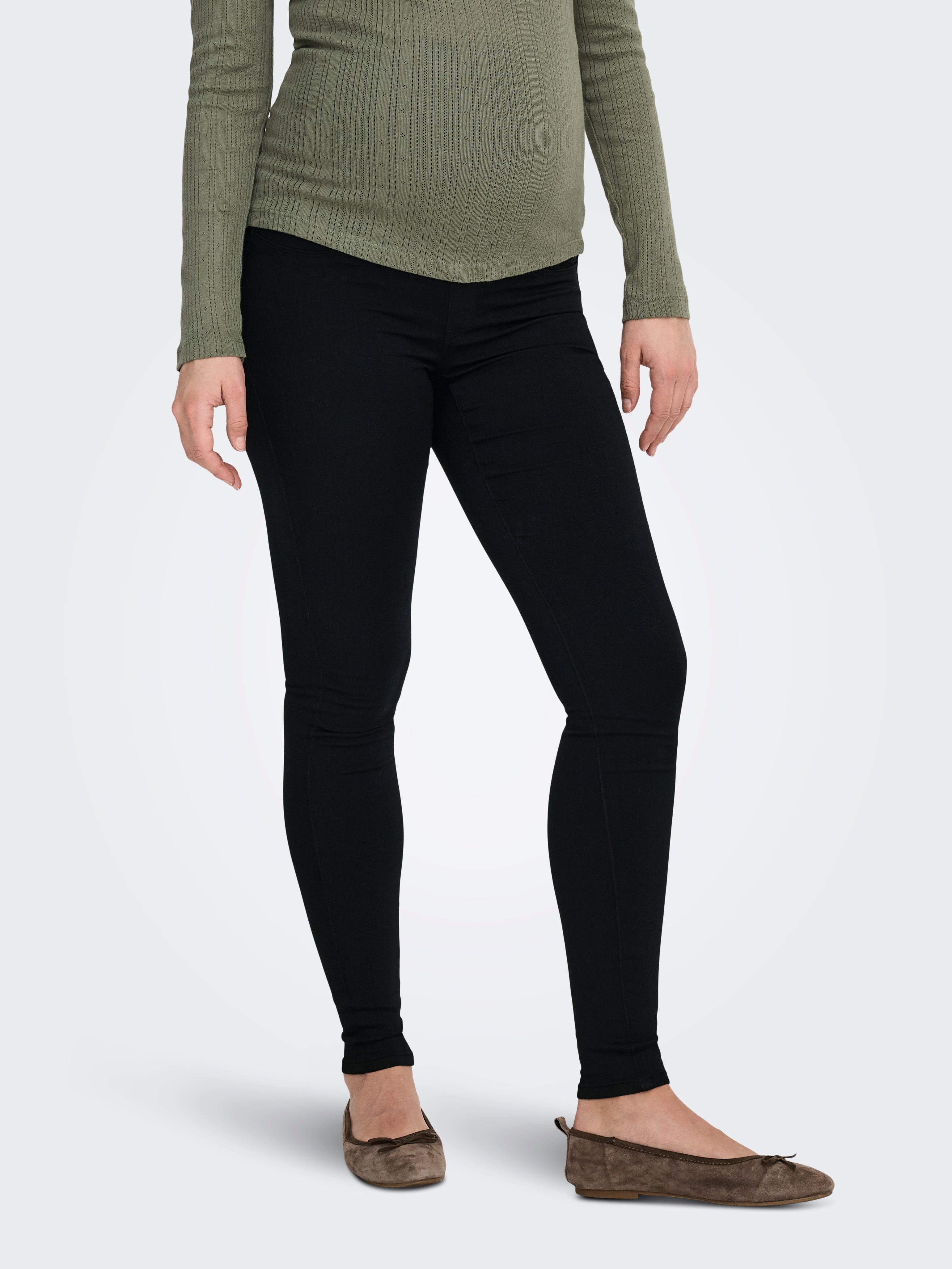 Olmrain Mittlere Taille Skinny Fit Jeans