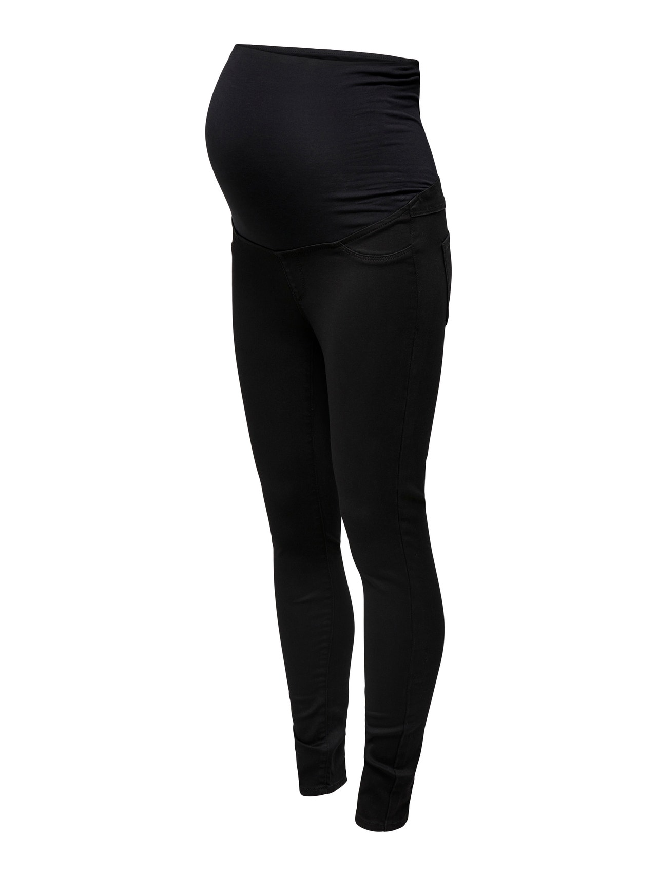 ONLY Jeans Skinny Fit Taille moyenne -Black Denim - 15252403