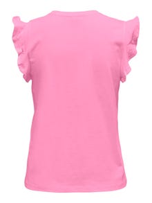 ONLY Regular fit V-Hals Top -Begonia Pink - 15252469