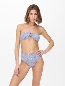 ONLY Bandeau- Bikini-Top -Blue Aster - 15252495