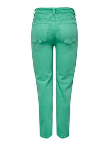 ONLY Straight Fit High waist Trousers -Marine Green - 15252531