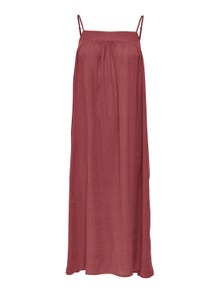 ONLY Regular Fit U-Neck Long dress -Apple Butter - 15252553