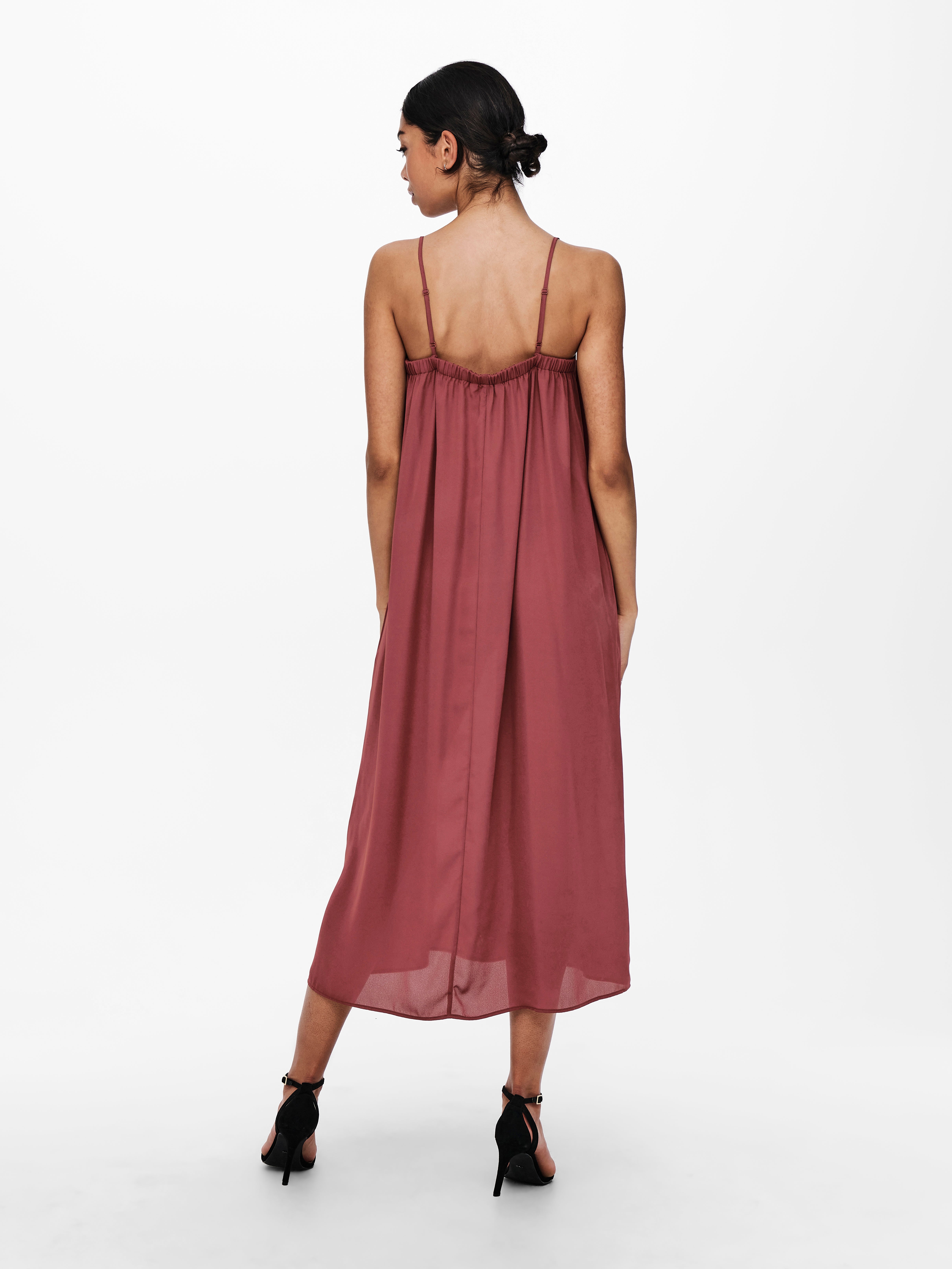 Apple red clearance long dress