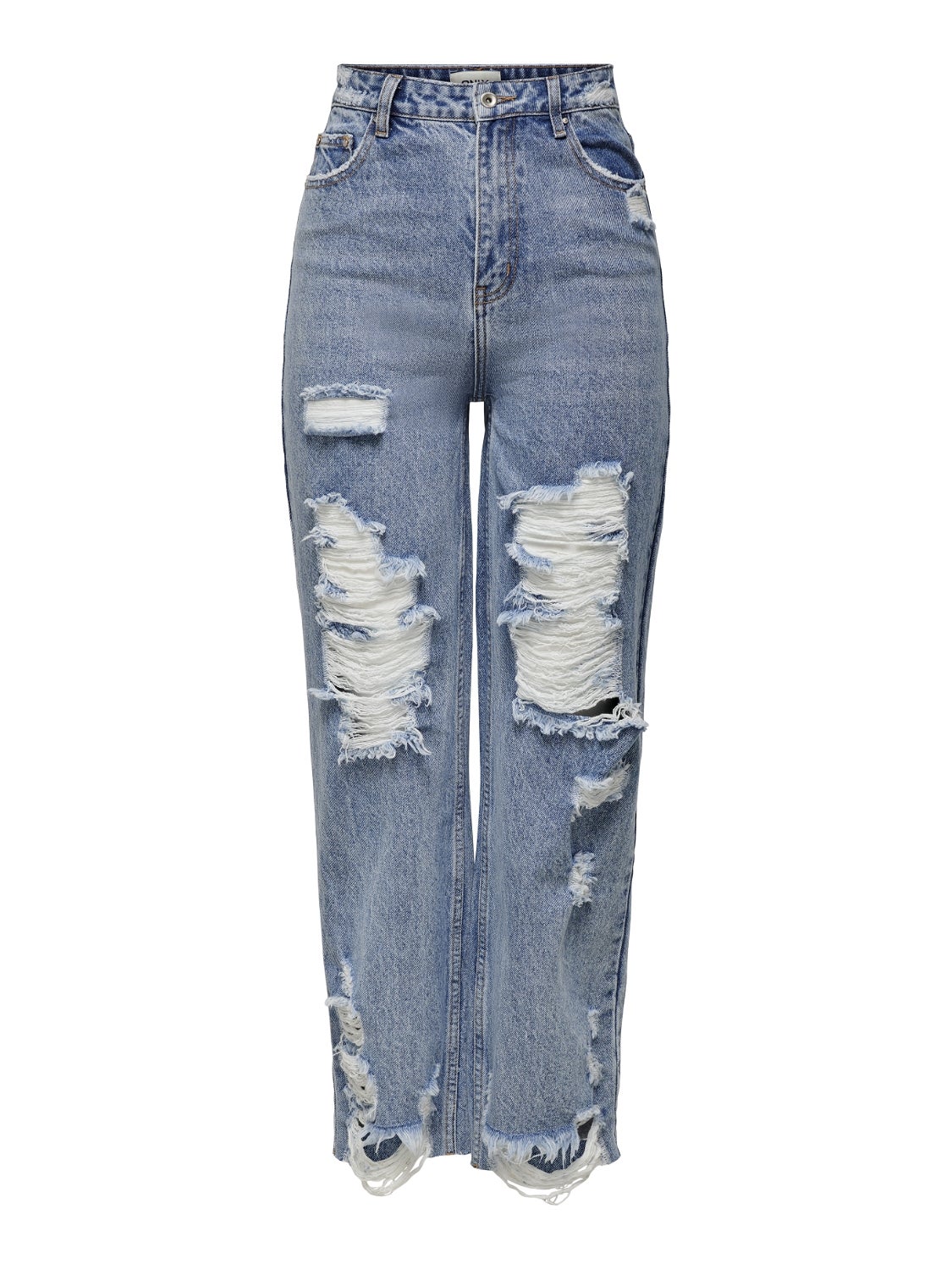 Thumbnail - Onldad Hohe Taille Gerade Geschnitten Jeans