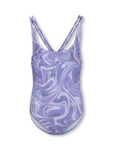 ONLY Tie dye Swimsuit -Purple Rose - 15252733