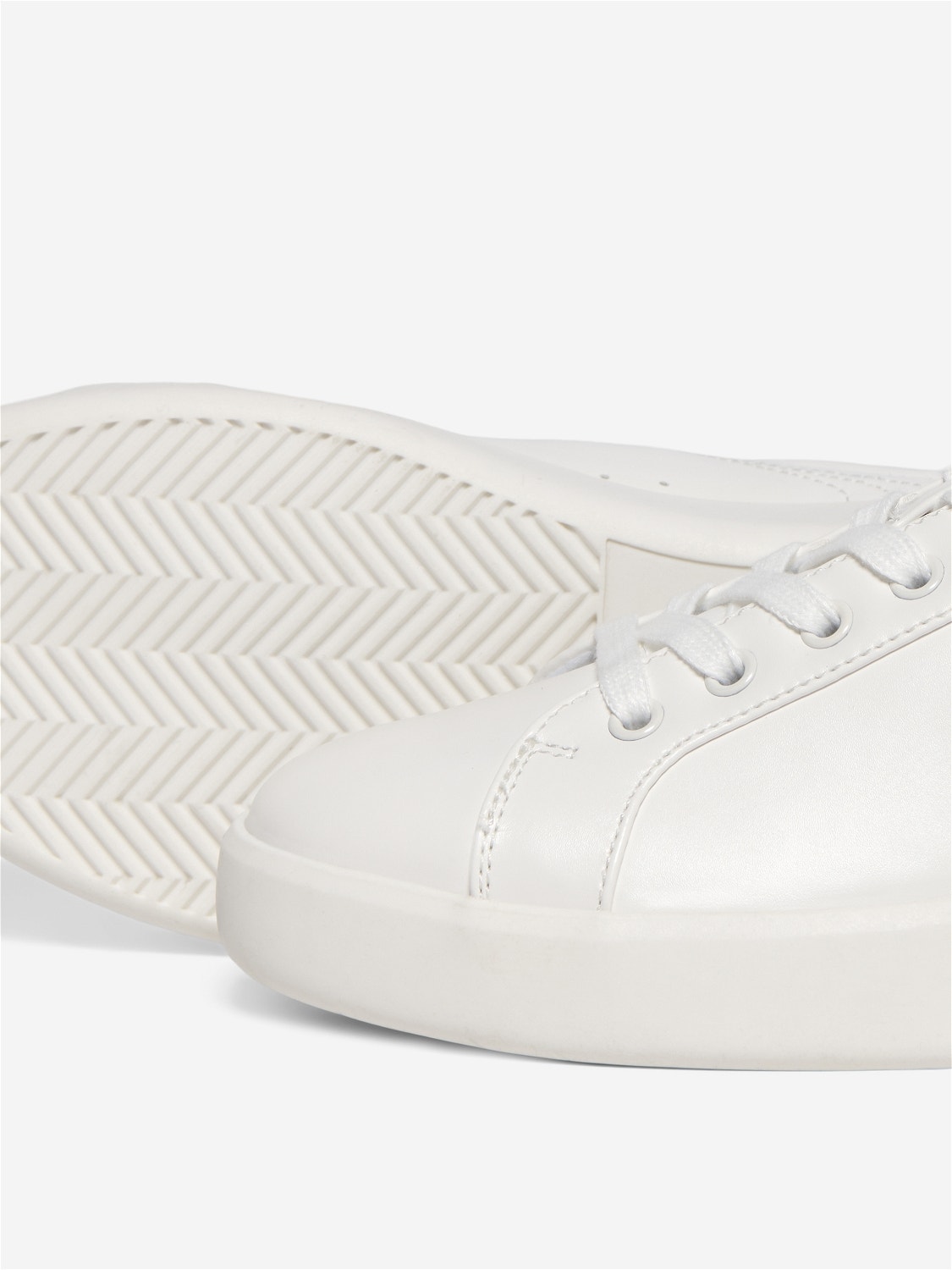 ONLY Simili cuir Baskets -White - 15252747