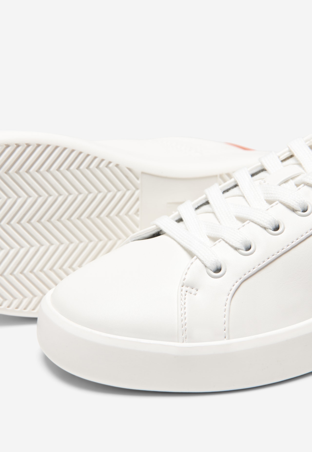ONLY Imiterede læder Sneakers -White - 15252747