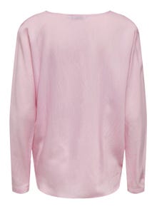 ONLY Kort knudedetaljeret Skjorte -Pink Lady - 15252779