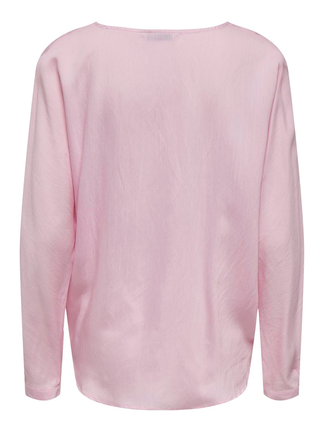 ONLY Regular Fit Shirt collar Buttoned cuffs Shirt -Pink Lady - 15252779