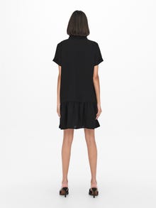 ONLY Regular fit V-Hals Korte jurk -Black - 15252870