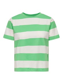 ONLY Regular fit O-pääntie T-paidat -Absinthe Green - 15252962