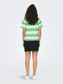 ONLY o-neck top -Absinthe Green - 15252962