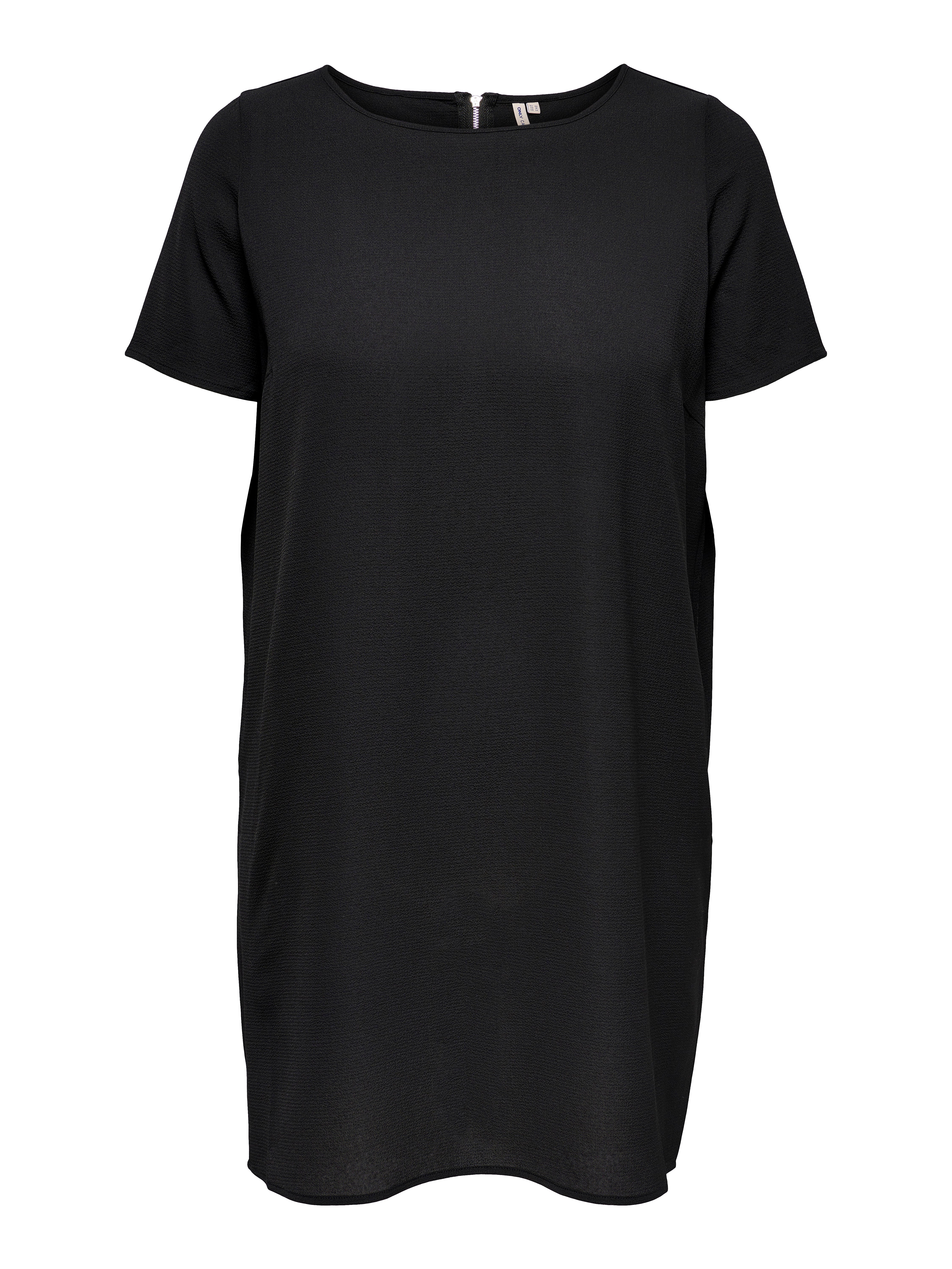 Plain black tunic clearance dress