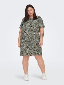 ONLY Curvy tunic Dress -Seagrass - 15252999
