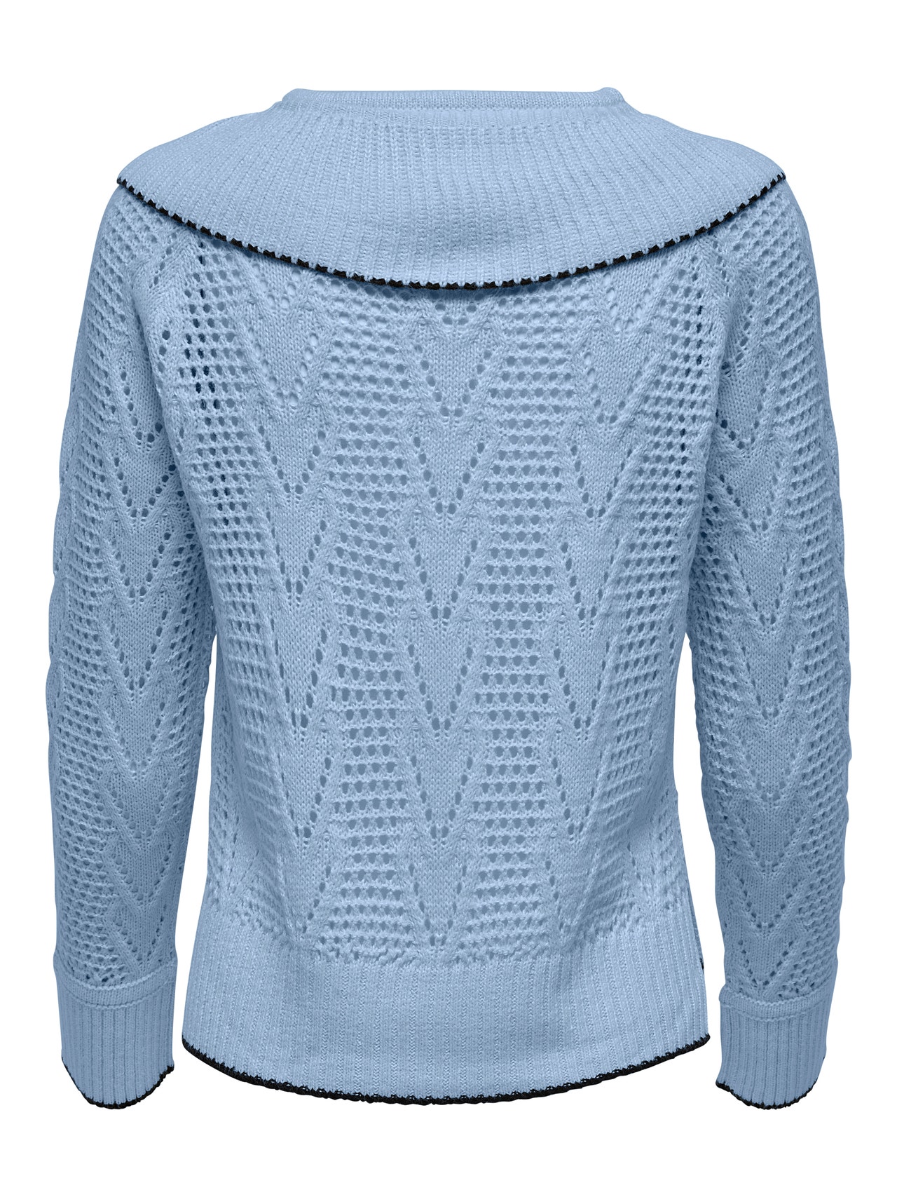 ONLY O-hals Pullover -Cashmere Blue - 15253027