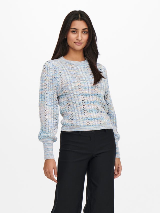 ONLY Textured Knitted Pullover - 15253037