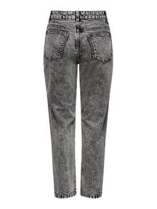 ONLY Gerade geschnitten Jeans -Dark Grey Denim - 15253084
