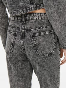 ONLY JDYDrew røff ankel Straight fit jeans -Dark Grey Denim - 15253084