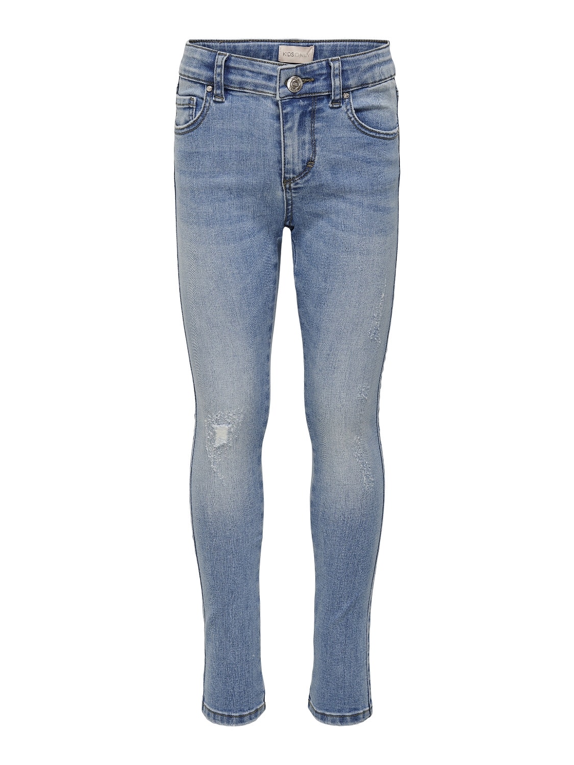 ONLY Jeans Skinny Fit Taille haute -Light Medium Blue Denim - 15253097