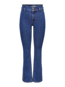 ONLY JDYNewnikki highwaist Bootcut jeans -Medium Blue Denim - 15253113