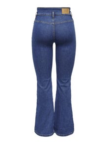 ONLY Ausgestellt Hohe Taille Jeans -Medium Blue Denim - 15253113