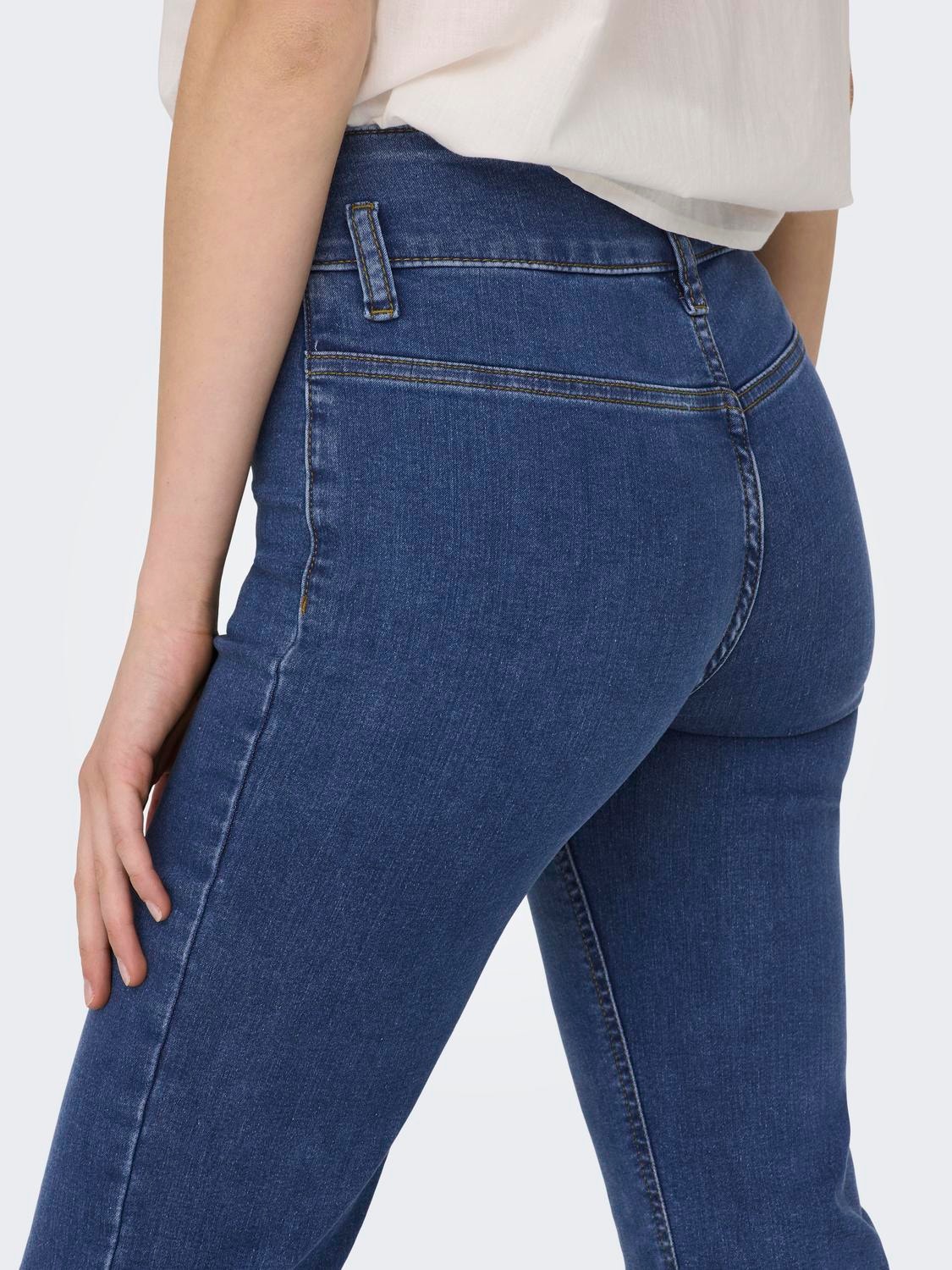 ONLY JDYNewnikki high-waist Flared Jeans -Medium Blue Denim - 15253113