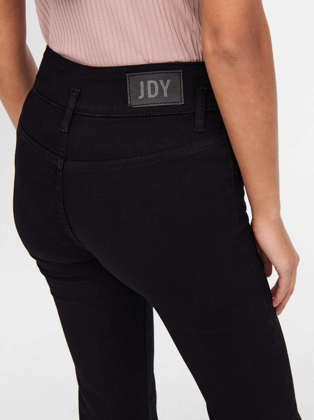ONLY JDYNewnikki High Waist Flared Jeans -Black Denim - 15253117