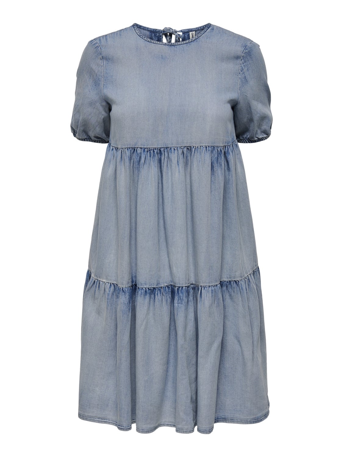 Fitted blue outlet jean dress