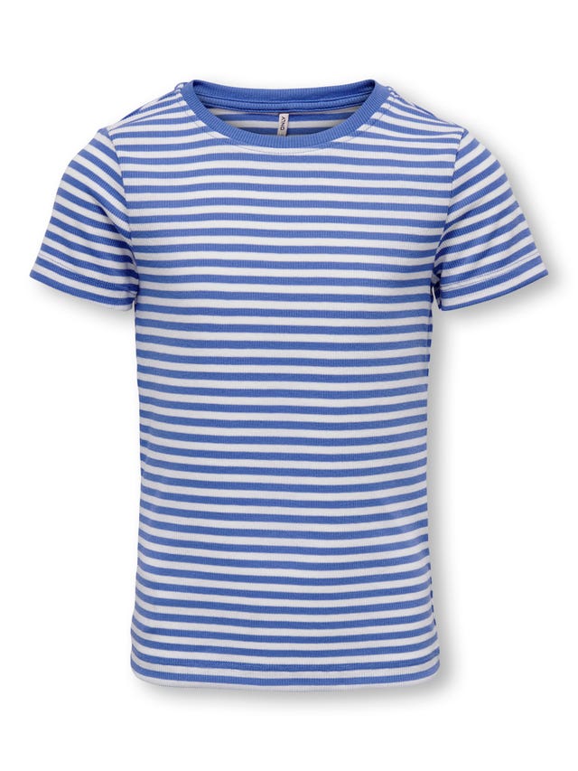 ONLY Stripete T-skjorte - 15253157