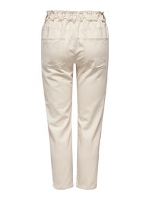 ONLY Pantalons Loose Fit Taille moyenne -Tapioca - 15253177
