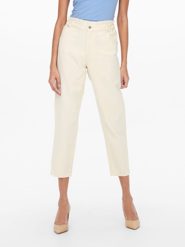 ONLY Trousers with mid waist - 15253177