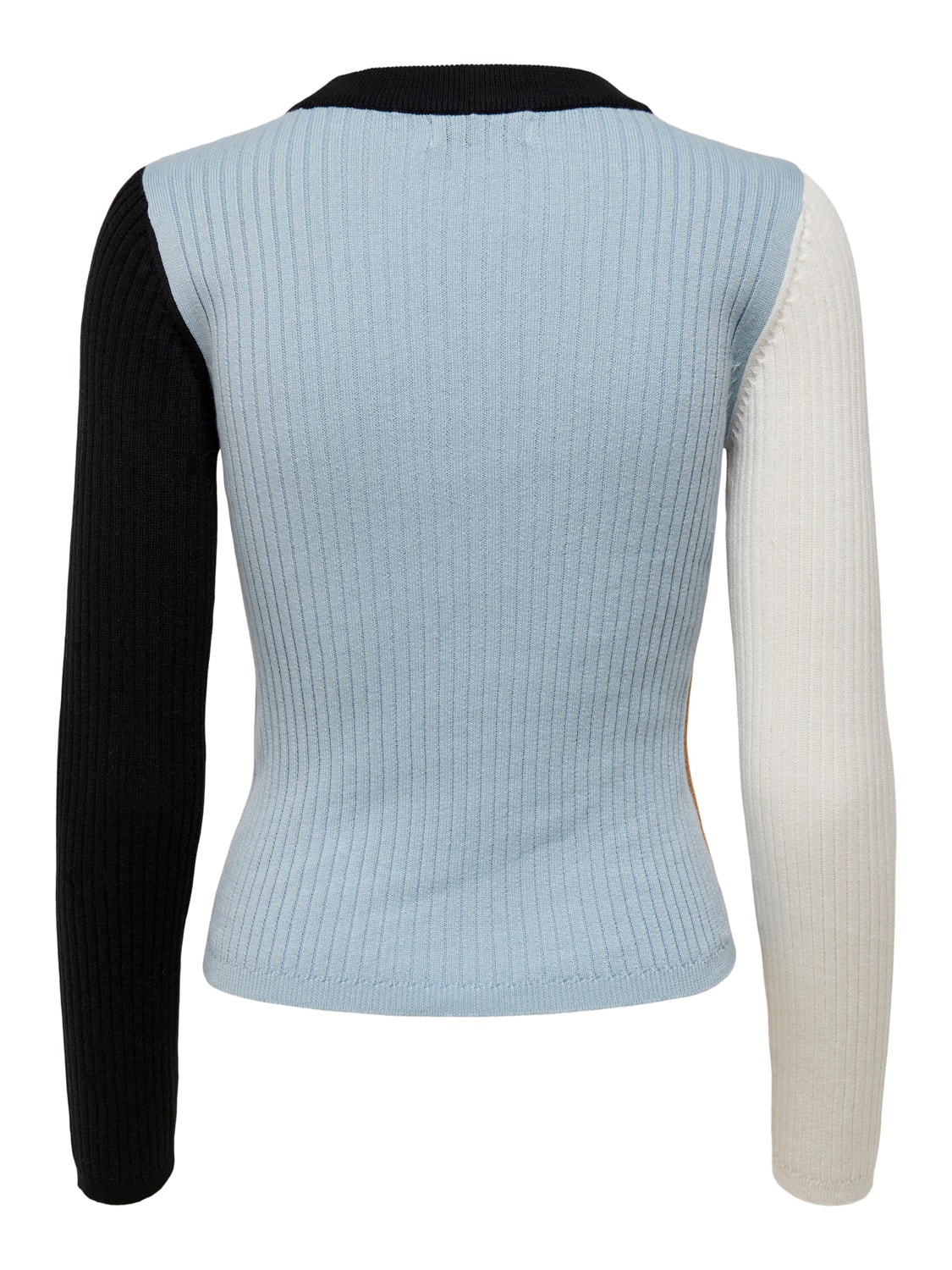 ONLY Kontrastfarget Strikket pullover -Cashmere Blue - 15253232
