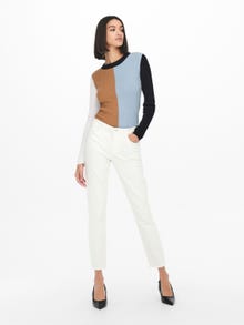 ONLY O-Neck Pullover -Cashmere Blue - 15253232