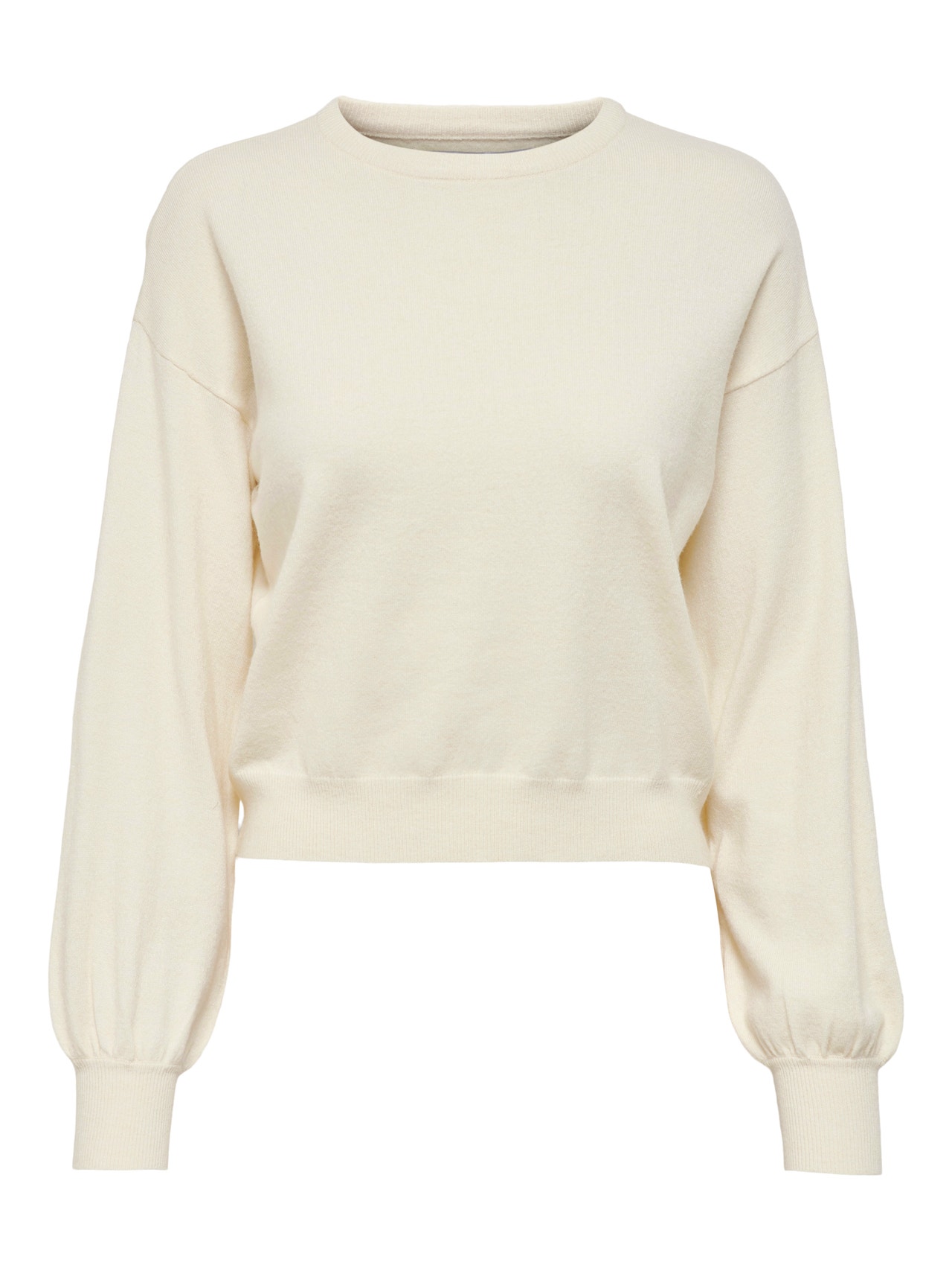 ONLY Couleur unie Pullover -Whitecap Gray - 15253248