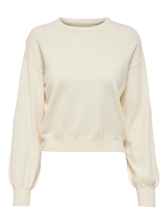 ONLY Einfarbiger Pullover - 15253248