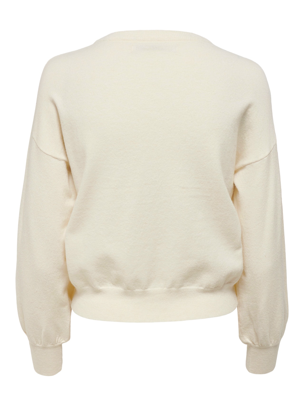 ONLY Couleur unie Pullover -Whitecap Gray - 15253248